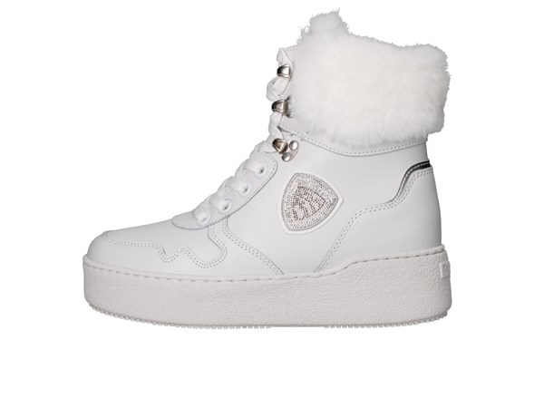 Blauer. U.s.a. F3madeline09/lea Bianco Scarpe Donna Sneakers