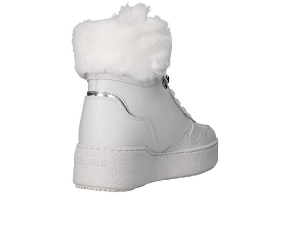 Blauer. U.s.a. F3madeline09/lea Bianco Scarpe Donna Sneakers