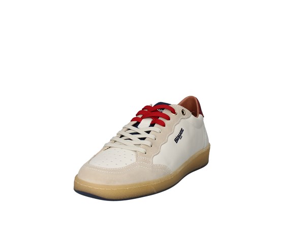 Blauer. U.s.a. S4murray01/vil Bianco Rosso E Blu Scarpe Uomo Sneakers