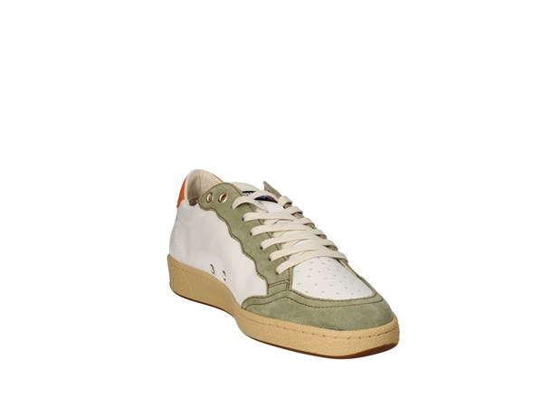 Blauer. U.s.a. S4murray08/les Bianco E Verde  Scarpe Uomo Sneakers