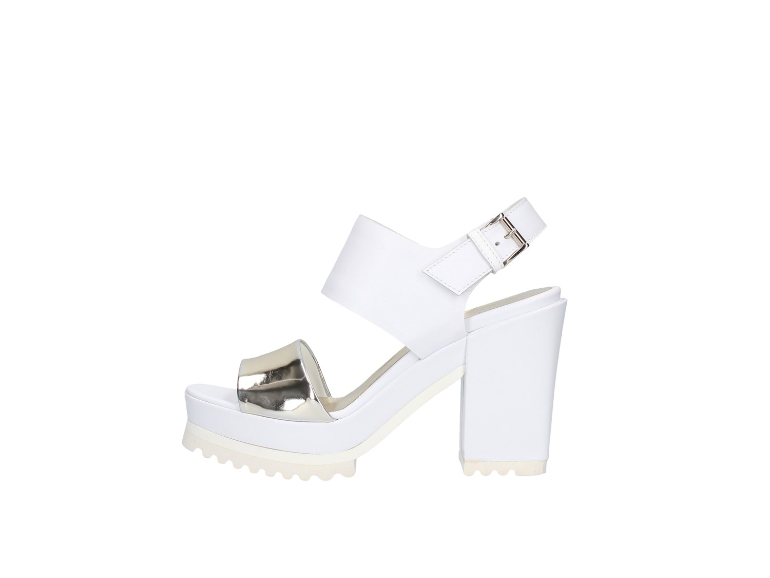 Emporio Di Parma 612 White / platinum Shoes Women Sandal