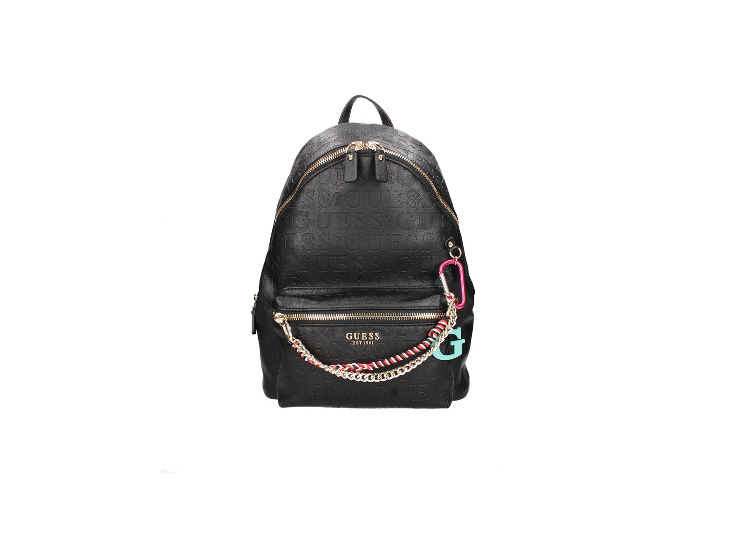 Guess Hwgg8407330 Black Accessories Women Backpack