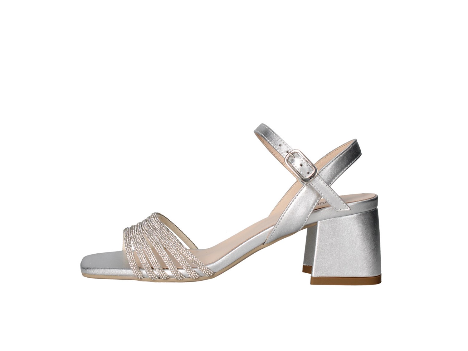 Nero Giardini E307320de Silver Shoes Women Sandal