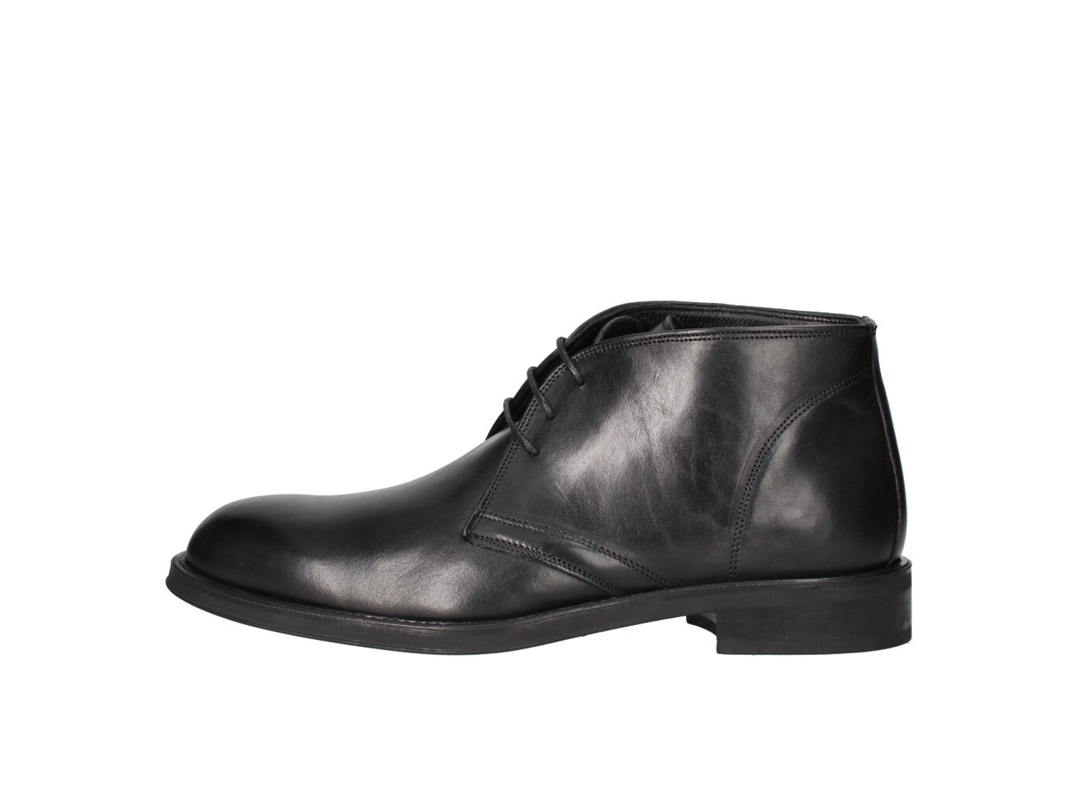 Arcuri 3616-3 Black Shoes Man ankle