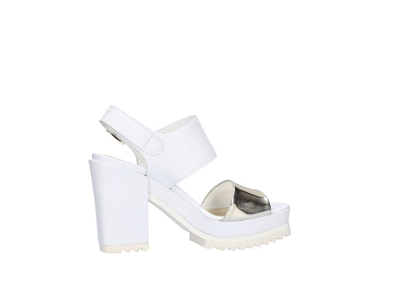 Emporio Di Parma 612 White / platinum Shoes Women Sandal