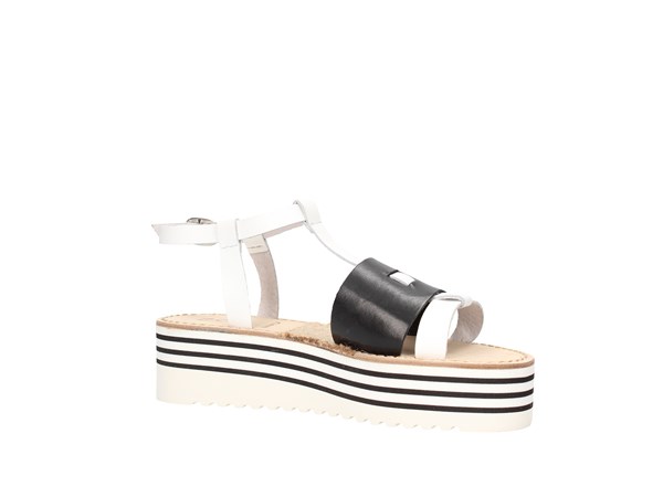 Zoe Cu50/02 White black Shoes Women Sandal