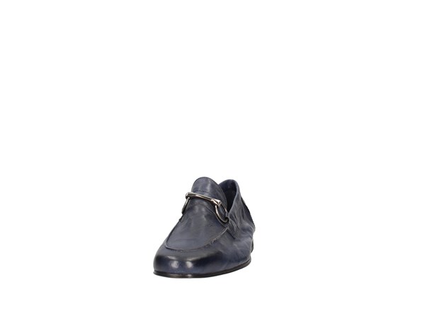 Soldini 20422-a-v07 Blue Shoes Man Moccasin