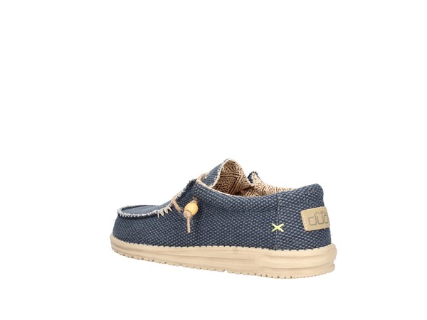 Hey Dude Wally Braided Blue Night Shoes Man Moccasin