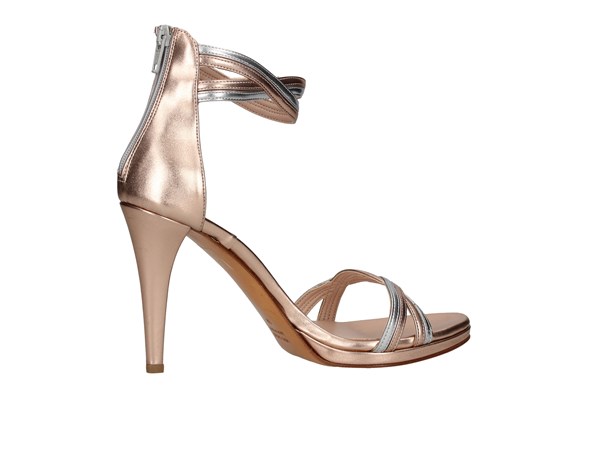L'amour By Albano 258 Copper And Silver Shoes Women Sandal