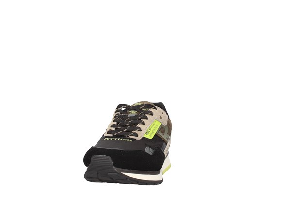 Replay Rs1d0023l Black/gunmetal Shoes Man Sneakers