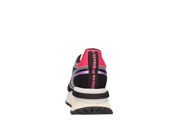 Blauer. U.s.a. F1mabel02/cor Black and Fuxia Shoes Women Sneakers