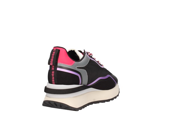 Blauer. U.s.a. F1mabel02/cor Black and Fuxia Shoes Women Sneakers