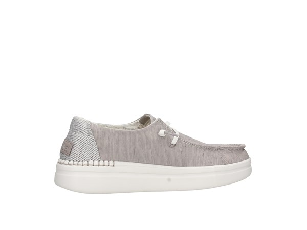 Hey Dude Wendy Rise Grey Shoes Women Moccasin