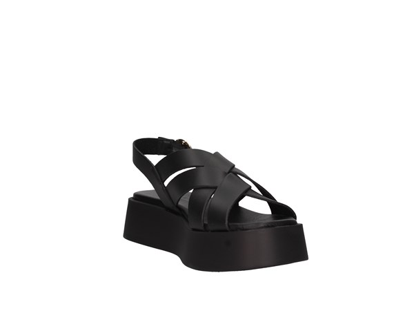 Frau 89f6 Black Shoes Women Sandal