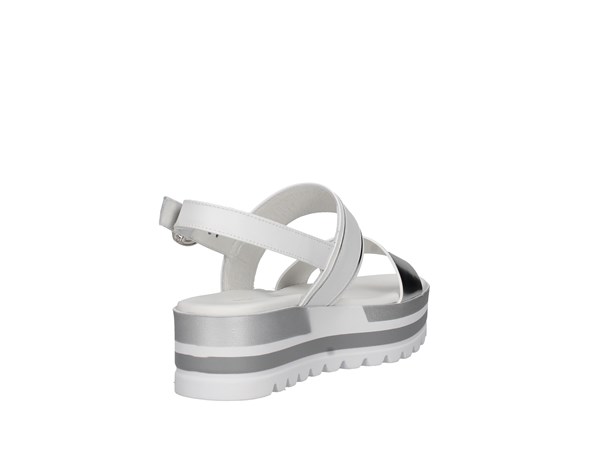 Nero Giardini E218880d White and silver Shoes Women Sandal