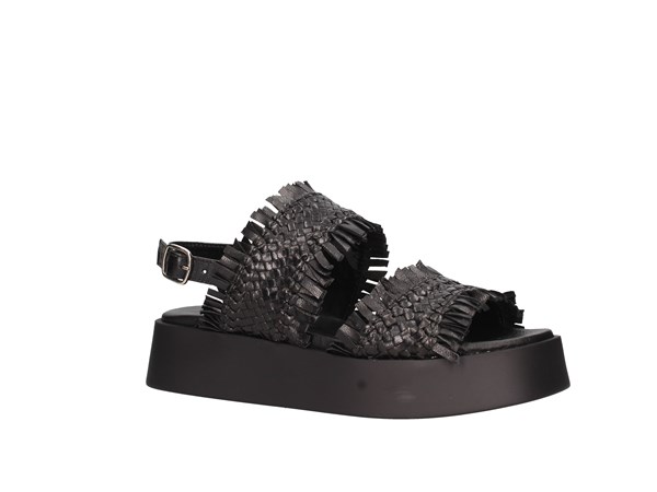 Frau 89k9 Black Shoes Women Sandal