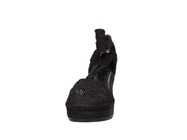 Vidorreta 80200 Black Shoes Women Espadrilles