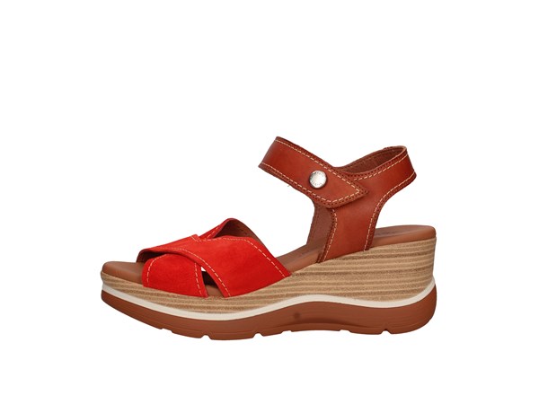 Paula Urban 3-407 Red Shoes Women Sandal