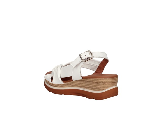 Paula Urban 2-317 White Shoes Women Sandal