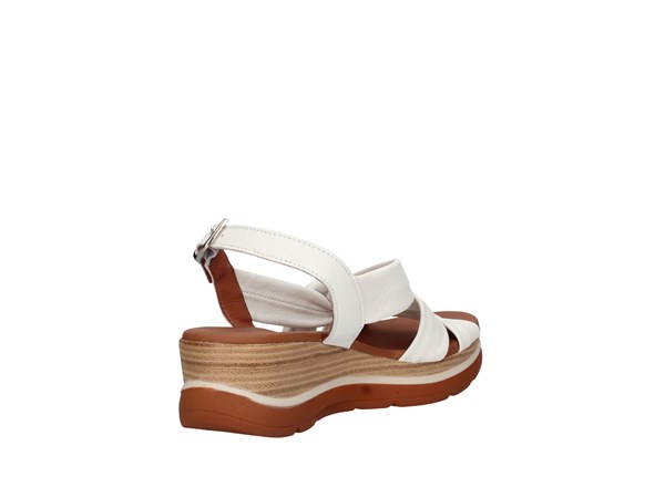 Paula Urban 2-317 White Shoes Women Sandal