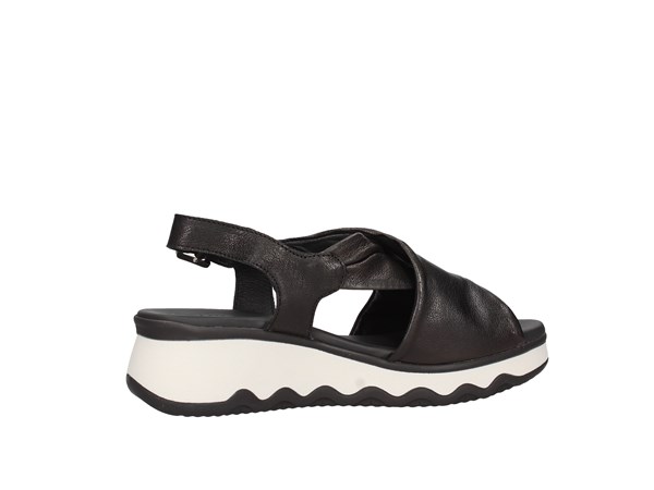 Paula Urban 5-403 Black Shoes Women Sandal