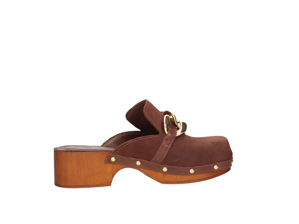 Lola Peres 41537 Dark Brown Shoes Women Sabot