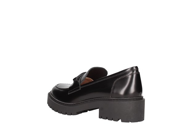 Unisa Gabon Black Shoes Women Moccasin
