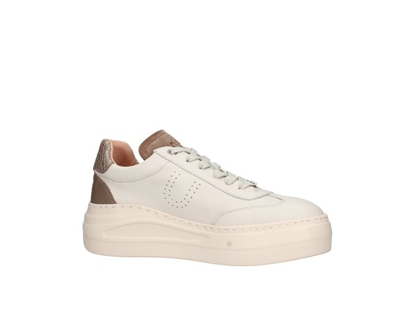 Unisa Fraile Ivory and taupe Shoes Women Sneakers
