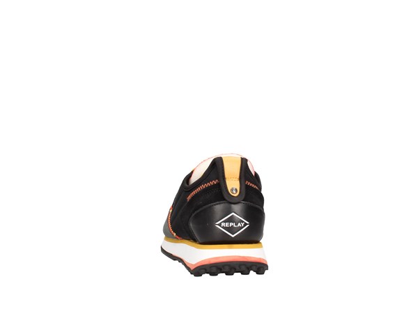 Replay Rs2m0021t Black/gunmetal Shoes Man Sneakers