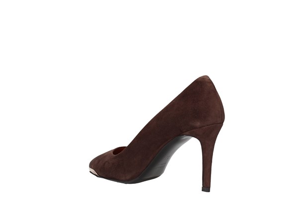 Albano 2349 Dark Brown Shoes Women Heels'