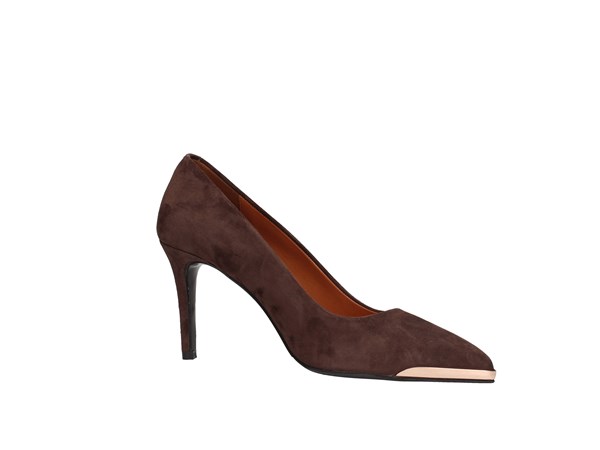 Albano 2349 Dark Brown Shoes Women Heels'