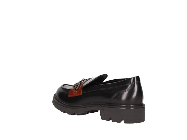 Vsl 7055/inv Black and T. Moro and leather Shoes Women Moccasin