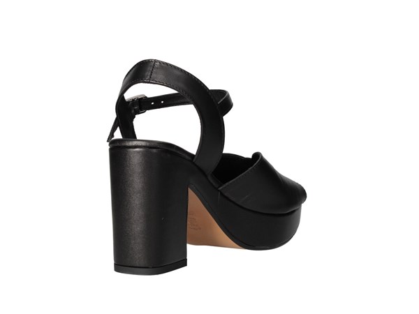 David Haron 102l/p Black Shoes Women Sandal
