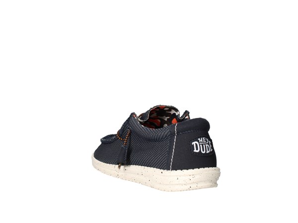 Hey Dude Wally Sox Stitch Blue Multi Shoes Man Moccasin