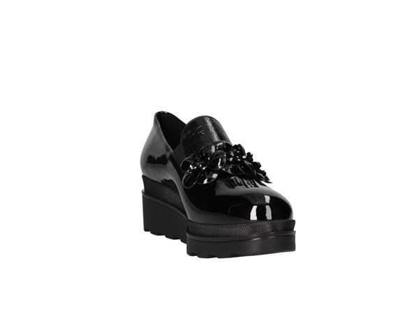 Donna Serena 854830ds Black Shoes Women Moccasin