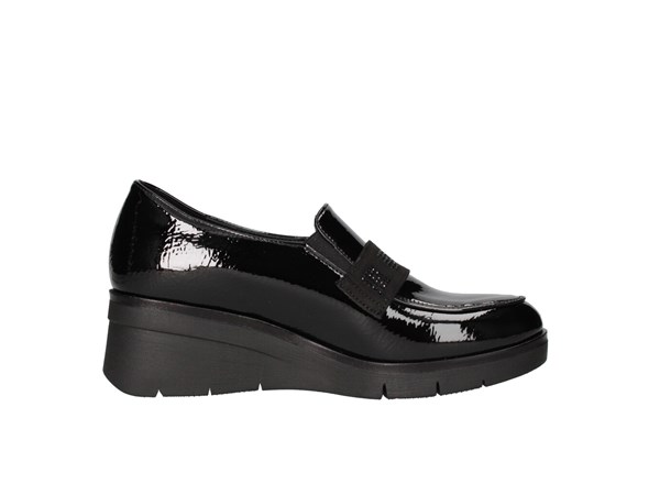 Donna Serena 3b4952ds Black Shoes Women Moccasin