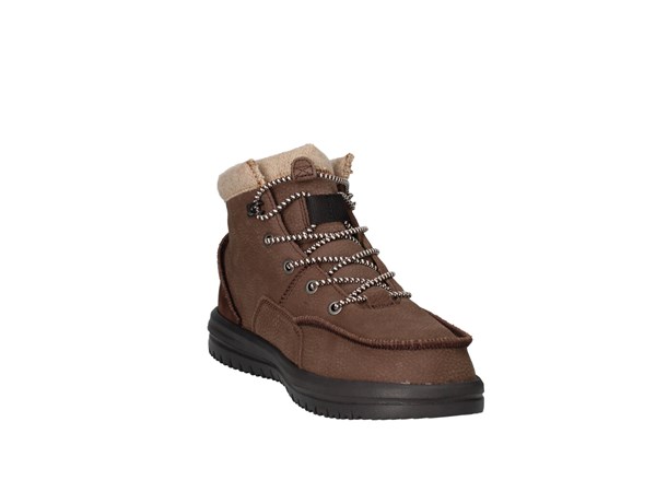 Hey Dude Bradley Boot Leather Brown Scarpe Uomo Sneakers