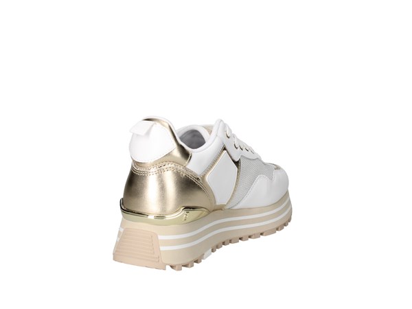 Liu Jo Maxi Wonder Ba4053 Bianco E Platino Scarpe Donna Sneakers