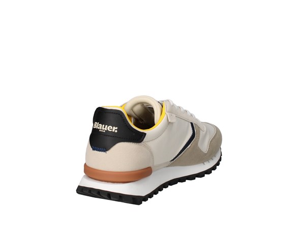 Blauer. U.s.a. S4dixon02/nys Beige E Nero Scarpe Uomo Sneakers