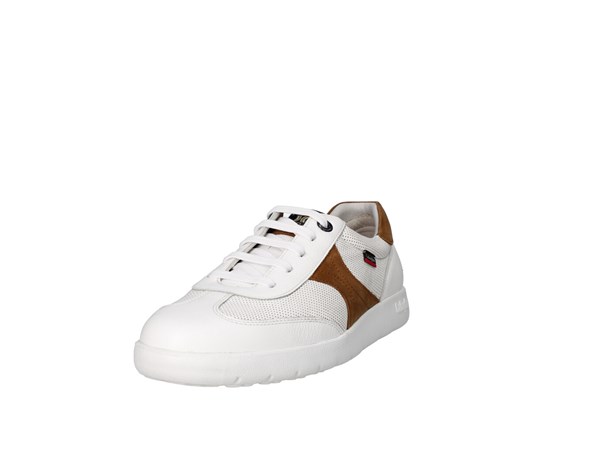 Callaghan 43716 Bianco E Cuoio Scarpe Uomo Sneakers